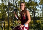 State representative for hockey, Chloe Dredge from Rainbow Beach