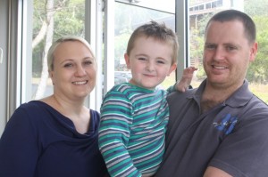 Melinda, Tommy and Dean Meakins are excited about their move to Rainbow