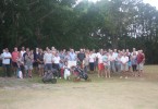 Over 70 people protested about the demise of the Rainbow Shores Golf Course last month