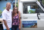 Len and Karin are the happy new owners of a business that suits their lifestyle