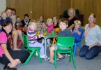 Parents and littlies come along to Mainly Music for a fun Wednesday morning