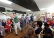 The Fashion parade brought varied outfits sourced in Op Shops, a bit of fun and a full house!