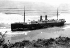 Maheno aground on Fraser Island Image State Library of Queensland