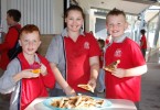 Michael Hart, Rhyanna-Mae Pache, Connor McKay fuel up for some good learning