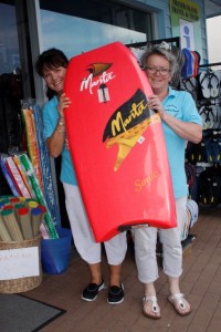 Deb and Barb from 7th Wave suggest a boogie board for Christmas, but there is lots more instore!