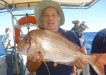 John from Brisbane caught snapper with his line