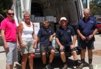 The team at Cooloola Wholesalers reported sales were up on last year this summer: Dean Shepherd, Fiona Border, Alan Dewhirst, Dave Caruzzo and Stephen Border