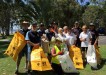 Representatives from the Coastguard, Tai Chi and Lioness Club join the Fishing Club to Clean Up Australia Day on March 6