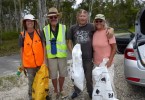 Cooloola Cove Residents and Friends Inc: Sarah Mitchell, Len Druce, Paul Dolphin and Lesley Porter