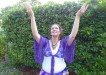 Artistic director Jess Milne is ready to belly dance and share some Laughter Yoga on March 8