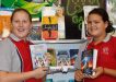 Tabitha Pilkington and Kia Paddy said there were so many interesting books