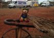 Aussie Bear's last visit to Widgiemooltha in WA