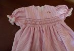 Jan Low made this pretty child's dress with smocking needlework