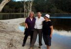 Therese Skuthorpe, Maryanne Vickers and Carmel Darcy at Lake Poona