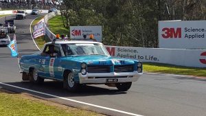 Congratulations Sam Mitchell of Fiji Time - rewarded for his massive fundraising efforts this year (and every year) he drove the Bathurst track behind the supercar drivers with 9 other bash cars
