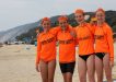 After graduating as surf lifesavers in the September course, some of these 13 year olds did their first rescue on their very first patrol: Abby Schooth, Hugh Gilmore, Jorja Duggan and Keely Falconer