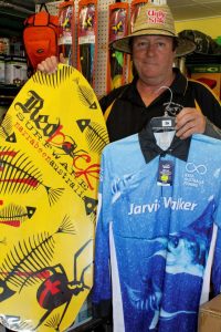 Wayne Jones from Rainbow Beach Camping Disposal suggests a fishing hat, shirt or skimboard - and there’s over 50 Christmas present suggestions in our shop local list 