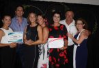 Congratulations Rainbow Beach Horserides Tourism winner and Rainbow Getaway Holiday Apartments, Tourism finalist at the Gympie Chamber Business Awards: Iselan Von Zernichow, Heatley Gilmore, Helen Warburton, Jacqueline Soden, Karla Ralph, Andrew McCarthy and Michelle Gilmore