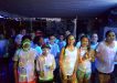 The neon pool party for Tin Can Bay Year 6 was called an "awesome" celebration