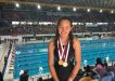 Jasmin White scored a bronze in breaststroke and gold in freestyle in a state wide competition last month