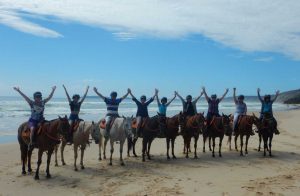 Australian Tourism Export Council (ATEC) buyers attended a post workshop by VSC and DGR here and included a Rainbow Beach horse ride