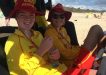 Elizabeth White and Kate Gilmore took a break from patrolling to attend a SLSC youth program
