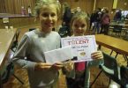 Cooloola's Got Talent Hannah Bradley and Xanthe-leigh Sheridon with their prize