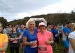 Local physiotherapist, Sue Bennett and team member, Helen Window, ready themselves for a half-marathon!