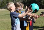 Cooloola concentrated hard in captain ball at the annual athletics carnival