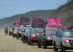 4x4 Pink Run convoy