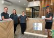 Cooloola Coast Realty team, Dee White, Katie Winzar, Kim McIlroy and Christine Druitt are enjoying their brand new office in the middle of town