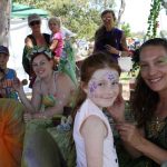 Teeny Weeny Fairies face paint Kyeesha Butler (left) and Lily Wilson