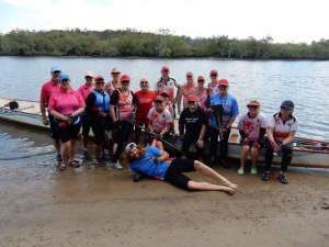 Cooloola Dragons joined in on a 17km paddle last month