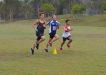 Lachlan Jensen, Angelica Geurts and Malakai Kissier in training for sprints