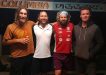 Jake Parton, Tony Arthur, Dave Arthur and Darren Cross have been playing soccer together and against each other for over 30 years.