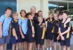 Rainbow Beach State School students will miss Chappy Ronnie (yes girls, I spotted you in the window!)