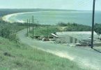 Building the Mikado Motel on top of hill Cooloola Drive 1973 - now replaced by Rainbow Ocean Palms Resort