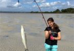 Maria Adams caught this excellent summer whiting at a Tin Can Bay Fishing Club Junior Fishing Days - on again April 8 and it is free!