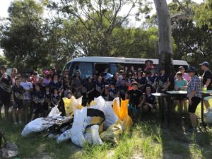 Victory College made a huge contribution when  83 people turned up for a wonderful (hot) afternoon of cleaning up our community at Inskip Point