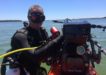 Marine biologist and underwater cameraman, Josh Jensen with his rig - come to a free screening of his film this month