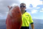 Scotty was stoked to add a nice Red Emperor to his mixed bag