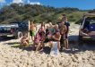 Rainbow Beach Boardriders welcome a few new faces during the May campout on Teewah Beach