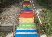 Rainbow Beach Steps Artwork