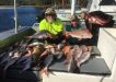 Fishing Club members with their Keely Rose haul