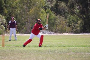Mar Sterling bats against the Gympie Colts