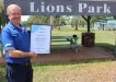 Patrick Green, President of Tin Can Bay Lions Club welcomes the Breastscreen Van to Lions Park, 45 Tin Can Bay Road, behind the Tin Can Bay Library