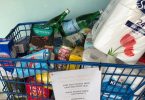 Here’s the trolley you can donate into at the Rainbow Beach IGA