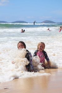When it is holidays, and all year through, Skye and Frankie Hanlon rate Rainbow Beach