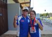U12 Anjelica Geurts with Coach Bill give her silver medal win a thumbs up