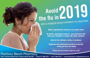Rainbow Beach Pharmacy Flu Shot 2019